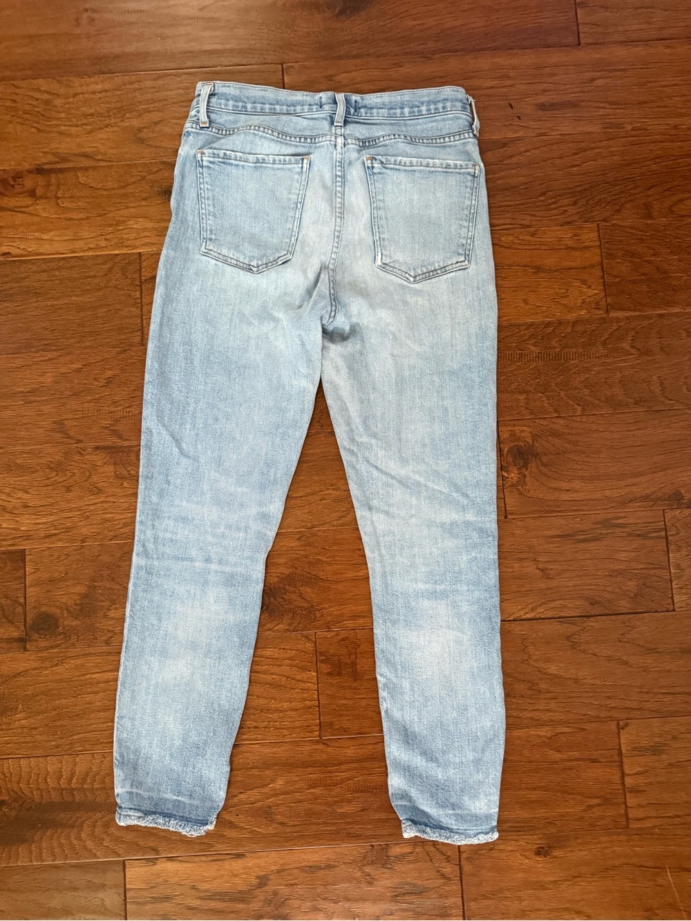 Agolde Light Blue High-Rise Button-Fly Jeans - Picture 3 of 6